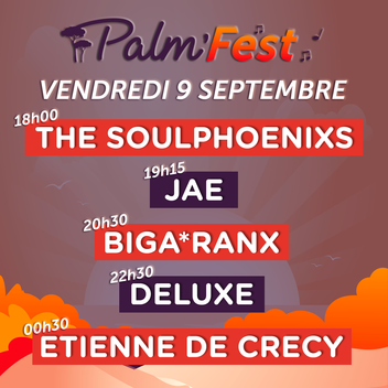 Palm'Fest 9 et 10 septembre