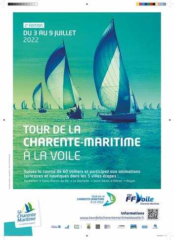 Tour de la Charente-Maritime à la voile du 3 au 9 juillet